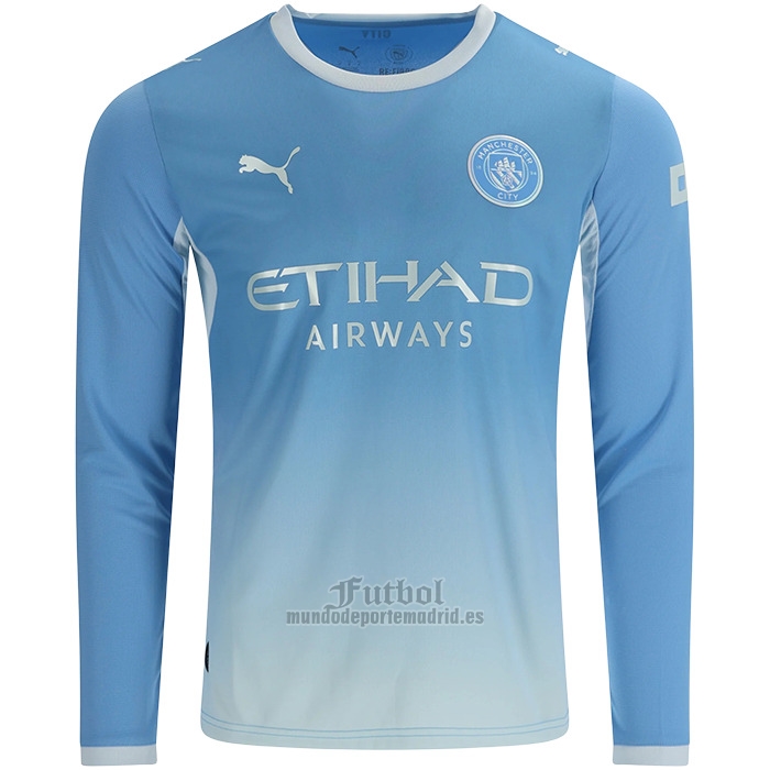 Camiseta Manchester City Primera Manga Larga 2026-2027